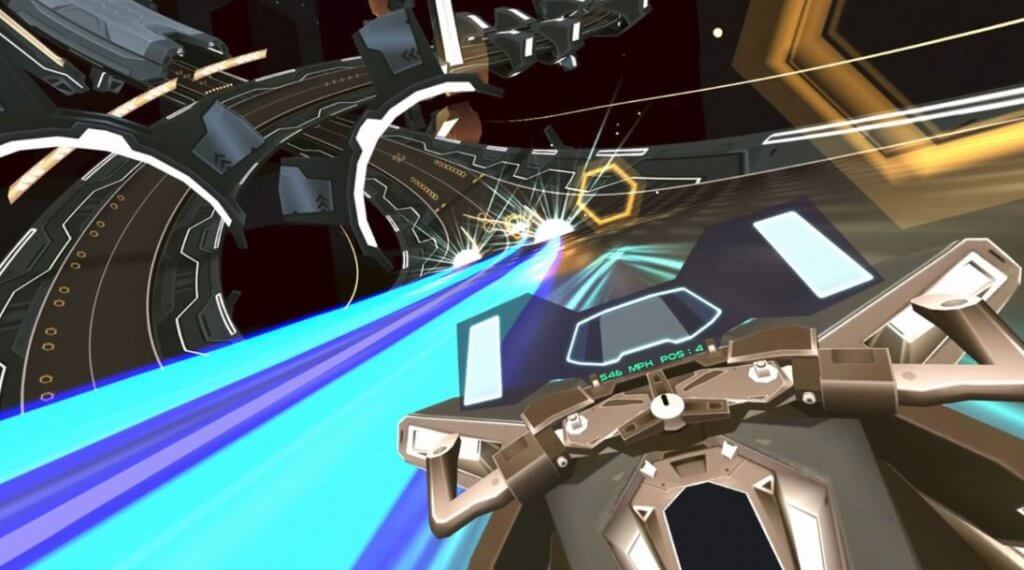 Void Racer на удивление хорошая игра в стиле Wipeout для Oculus Go