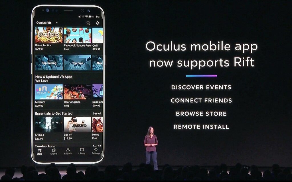 Приложение Oculus на Android скачали больше миллиона раз