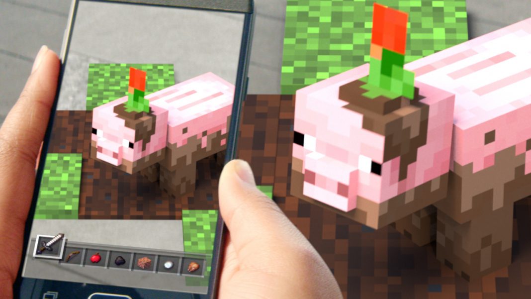 Minecraft Earth - это AR спин-офф, который позволяет вам строить в реальном мире